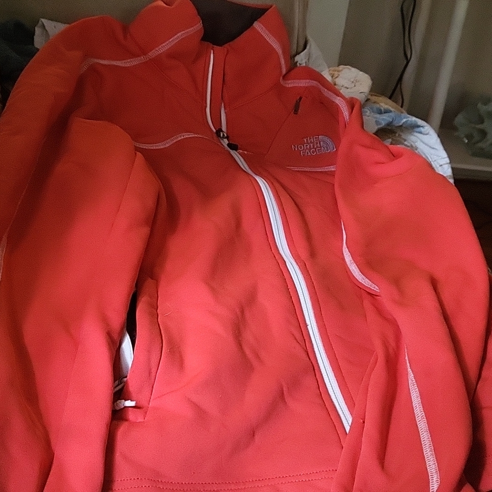 North face zip up sweatshirt